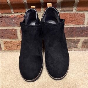 Black Suede Dr. Scholl’s Ankle Boots